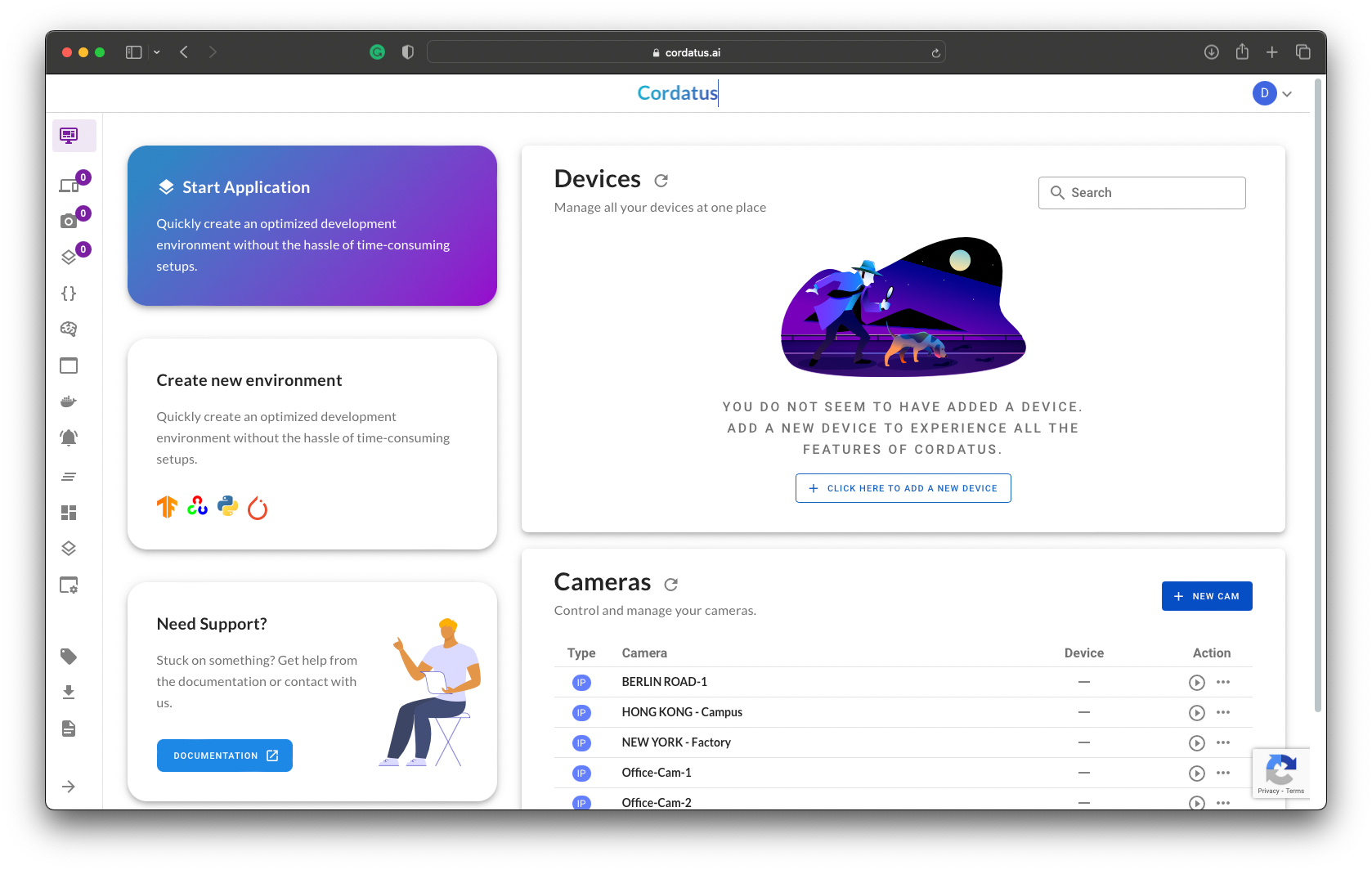 cordatus-dashboard